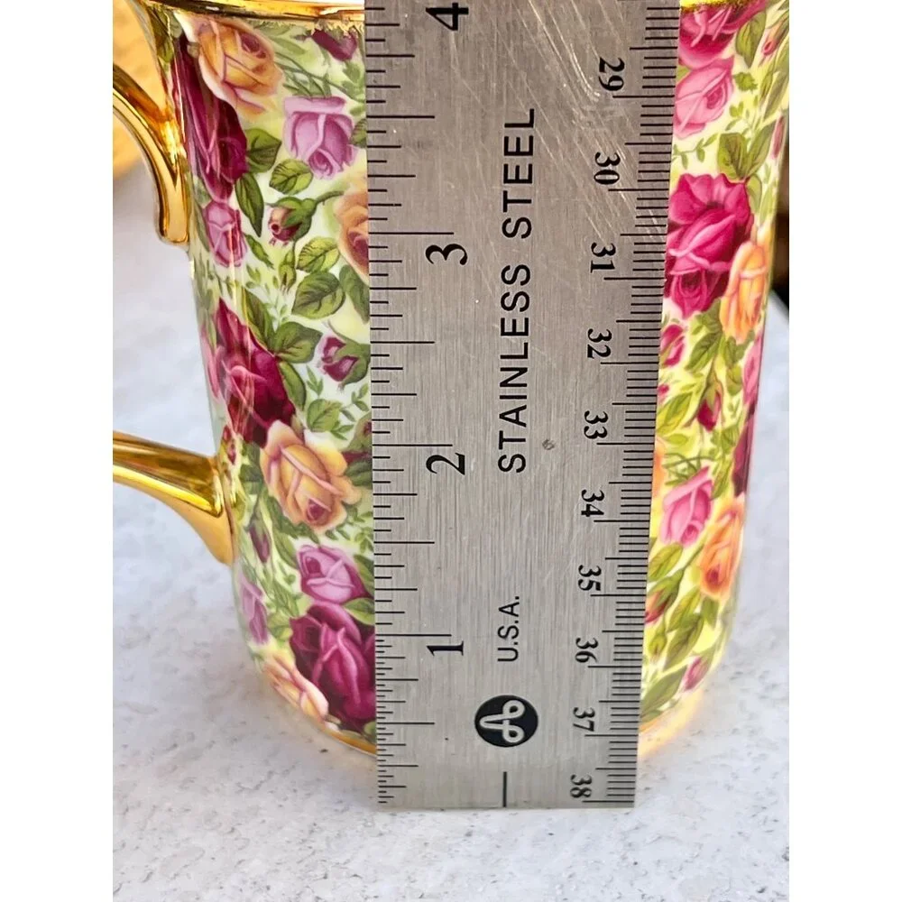 Royal Albert Old Country Roses Chintz Collection Mug 1998 Cup Bone China 4” T